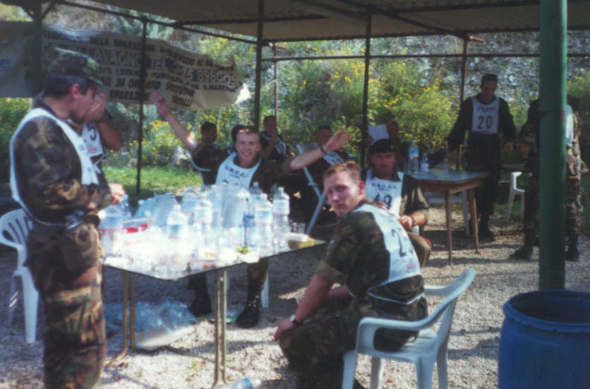 PC Remers op Patrouillewedstrijd. Verona 1996